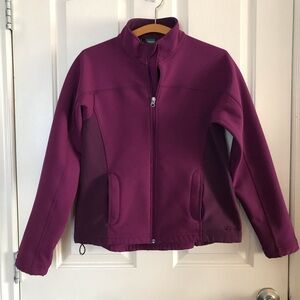 LL Bean Womens’ Fleece Lined Jacket Magenta Purple Size Medium